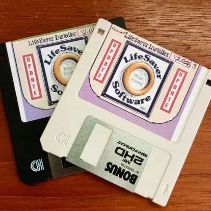 LifeSaver History Floppy Disk